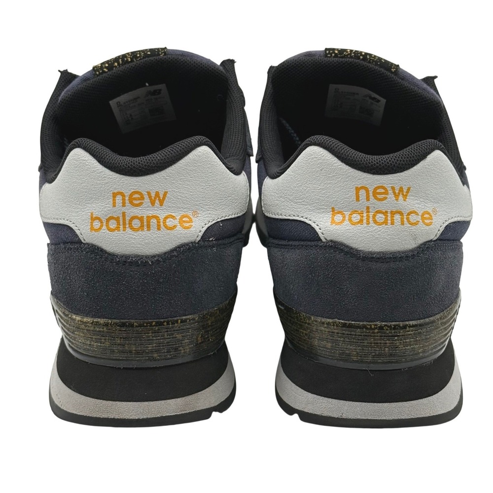 New Balance 515 Mens Size 12 Navy Blue Silver Yellow Sneakers ML515NBR Running - Picture 5 of 8